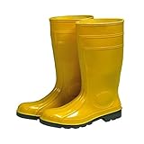 Stivali PLUVIALI Stivale Lavoro Antinfortunistici Sicurezza Gialli Punta Acciaio Misura 43