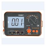 JOXLOVER Misuratore di Milliohm Digitale con Display LCD da 3 1/2, Tester A Bassa Resistenza A 4 Fili, Multimetro Ohm con 6 Intervalli di Precisione E Retroilluminazione