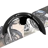 HCmotorku Parafango anteriore per moto, 48,3 cm, adatto per Harley Touring Road King Road Glide Electra Glide Street Glide (120/R19, nero lucido)