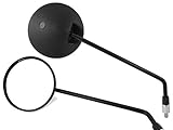 Set di specchietti retrovisori compatibili con Compatibile con Kawasaki EN 500, ER-5 Twister, W650 (V21)