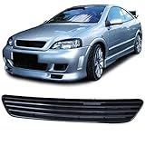 Griglia sportiva senza emblema, colore nero, adatta per Opel Astra G 97-04