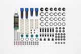 TAMIYA TT-02B/DF-03-Set di ammortizzatori dell'olio in Alluminio (2+2), Ricambio per modellino, Accessori per Veicoli radiocomandati, Multicolore, Small, 54993