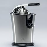 RGV Arancia Express Spremiagrumi Elettrico Semi Professionale Piccolo e Compatto Automatico con Leva, Microswitch di Sicurezza e Beccuccio Antigoccia, 160 W, in Acciaio Inox Inossidabile