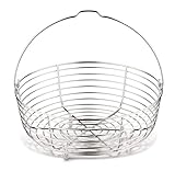 Lagostina Cestello in Filo per Cottura a Vapore in Acciaio Inox 18/10, Ø 19 cm, Accessorio per Pentola a Pressione Capacità 5 / 6 Litri, Vaporiera per Verdure e Alimenti, Lavabile in Lavastoviglie