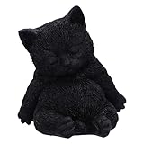 Nemesis Now Daydream - Decorazione a forma di gatto nero, 13 cm, da collezione, in resina, accuratamente dipinta a mano