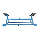 Ponte sollevatore meccanico e portatile, di colore arancione