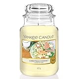 Yankee Candle Candela profumata in giara grande | Biscotto di Natale | Durata Fino a 150 Ore | Regali perfetti per le donne