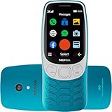 Nokia 3210 Blue - Telefono cellulare 4G - Una leggenda della telefonia riproposta in versione moderna, Grande display 2,4", comoda tastiera, Fotocamera 2Mp, Radio FM, Torcia, Bluetooth