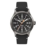 Timex TW4B01900 Orologio da Polso al Quarzo, Analogico, Unisex, Pelle, Nero