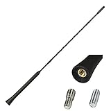 tomzz Audio 1200-014 Sostituzione auto asta corta tettuccio antenna asta 41cm M5/6 compatibile con VW Golf 4 5 6 7 Polo Passat UP Opel Astra Corsa Audi Dacia Hyundai Toyota Yaris Renault Clio Twingo