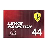 Scuderia Ferrari F1 Bandiera Lewis Hamilton - Rosso - 60x90CM