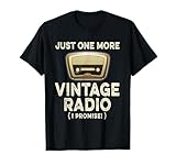 Antica Radio Shirt Old Vintage Radio Collector Tshirt Regalo Maglietta
