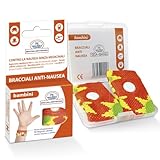 P6 Nausea Control, Bracciali Anti-Nausea per Bambini, Dispositivo medico CE di classe I, Riutilizzabili e Lavabili, Indicati per contrastare qualsiasi tipo di nausea - Confezione da 2 Bracciali