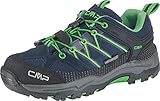 CMP Kids Rigel Low Trekking Shoes Wp, Scarpe da trekking Unisex - Bambini e ragazzi, B.Blue-Gecko, 35 EU