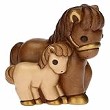 THUN ® - Cavallo con Puledro Presepe Classico