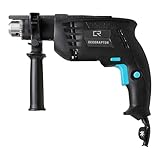 Cecotec Trapano Elettrico a Percussione CecoRaptor Impact Drill. 850W. Punta 13mm. 4800 rpm. 46000 Impatti/min. Impugnatura Ausiliaria. Blocco Interruttore. Regola Profondità. Cavo 3m