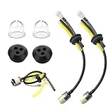 Decespugliatore Tubo Carburante, Tubo Carburante Serbatoio Decespugliatore Filtro Benzina,Flessibile del Carburante di Ricambio Accessori, per Tosaerba Tagliasiepi Potatore, 6 Pezzi, Butyeak