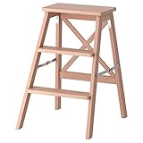 IKEA BEKVÄM - Scala a 3 gradini, 63 cm, in faggio