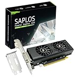 SAPLOS GTX 1050 Scheda Grafica per PC, 4GB GDDR5 128-bit, HDMI DisplayPort DVI-D, Computer GPU, Scheda video per giochi, PCI Express x16, DirectX 12