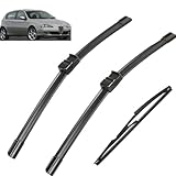 Compatibile con Alfa Romeo 147 937 2005-2010 22"+16"+13.8" Spazzole Tergicristallo Anteriore Posteriore Decespugliatore Accessori 2005 2006 2007 2008 2009 2010