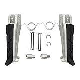 Alamor Pedane Poggiapiedi Anteriori Compatibile con Pedali Moto per Honda Cb250 Cbr600F Cb600F Nc700
