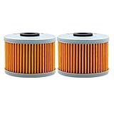 AHL Motocicletta Filtro olio moto Filtro olio 2 pezzo per KX450F 449 2012-2015/KX450F 450 2006-2011/Ninja 125 125 2020/Z125 PRO 125 2017-2019,POLARIS OUTLAW 500 500 2006-2007