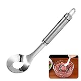 Cucchiaio per polpette, in acciaio inox, per creare polpette di carne, piccolo e comodo utensile da cucina 1 piezas Come mostra la foto