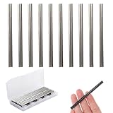 JUGUTA Lame Pialla 82Mm, 10 Pezzi Coltello Pialla Elettrica Include Scatola, Lame Reversibili Acciaio Al Manganese Per La Lavorazione Del Legno, Per Ma-Kita, Black & Decker, Bosch, 82X5,5X1,2Mm