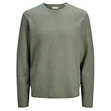 JACK & JONES Jjecooper Knit Crew Neck Noos Maglione Lavorato a Maglia, Iceberg Green, S Uomo
