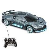 MONDO Motors, Bugatti DIVO 2.4GHz, Modello in Scala 1: 24, Fino a 8 km/h di velocità, Auto Giocattolo per Bambini 63605, Azzurro