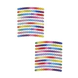 IVYMEIMEI 20 Pezzi Adesivi Riflettenti Colorati per Cerchi Auto per Suzuki Jimny JB64W JB74W 2018-2023 2024 2025, Strisce Riflettenti di Avvertimento Notturno Adesivi Autoadesivi Impermeabili