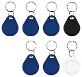 Vimar 40169 ELVOX 7 chiavette RFID a transponder Mifare (n.2 per configurazione e n.5 per utenti), ideale per sistemi di allarme, chiamate di emergenza e segnalazione