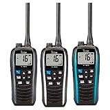 Icom M25 - Ricetrasmettitore VHF palmare nautico, impermeabile, blu