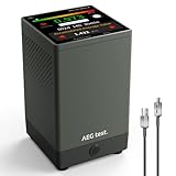 AEGTEST HOUND-2033 Rilevatore di radon, touchscreen 3,4", aggiornamenti ogni 10 min, allarmi sonori/visivi, portatile, ricaricabile, monitoraggio a lungo termine, USB, pCi/L o Bq/m³ – Nero