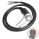 Greluma 1 Pz 12V LED Interruttore per motocicletta ON-Off Faro fendinebbia manubrio Supporto regolabile Interruttori pulsante-22mm (7/8")