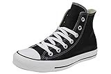 Converse All Star Hi Leather, Sneaker A Collo Alto Donna, Nero, 41 EU