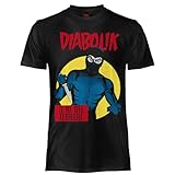 Diabolik T Shirt Il Re del Terrore. Maglietta Ufficiale Unisex. Maglia Regular in Cotone. Adulto Ragazzo XL