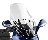 givi d229st paravento trasparente compatibile con piaggio x9 200-250-500 evolution 2003 2004 2005 2006 2007 2008 mototopgun