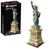 LEGO Architecture Statua della Libertà, Kit Modellismo per Adulti, Modellino da Costruire Souvenir di New York, Idea Regalo Donna o Uomo, Decorazione per Casa, Hobby Creativo da Collezione 21042