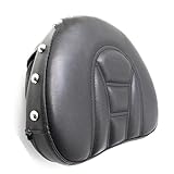 Schienale per Sedile Conducente Regolabile con Attacco per Moto per Yamaha V Star 1100 XVS 1100 Drag Star in Pelle