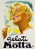 Gelati Motta Glace Riproduzione Poster Poster-Formato Size 50X70 cm Carta 300 GRVendita del file digitale HD Possible Visiter.(Boutique : poster.FR)