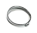 CORNICE GHIERA SIEM CROMATA FARO ANTERIORE VESPA 50 N L R - 90 SS