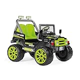 Peg Perego Gaucho Sport - Fuoristrada Elettrico Cavalcabile per Bambini dai 3 Anni con Batteria Ricarcabile 12V, 2 Posti, Radio FM, Ammortizzatori