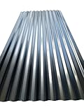 LAMIERA ONDULATA ZINCATA PER TETTI 200X90 SPESSORE 0,25 COPERTURA TETTOIA TETTO (PEZZI 3)