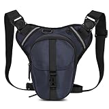 Marsupio da Gamba Moto Donna Uomo Multifunzionale Borsa da Gamba Impermeabile Marsupio Sportivo Cinturone Tattico Militare per Ciclismo Escursionismo Campeggio Arrampicata Outdoor