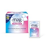 Mag Ricarica - Integratori per Adulti con Magnesio Pidolato, Magnesio Ossido, Vitamina B6 per Stanchezza Fisica e Mentale - Senza Glutine, Senza Lattosio (MaxiFormato 42 Bustine Aroma Limone)
