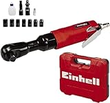 Einhell Avvitatore Pneumatico a Cricchetto Tc-Pr 68 (Max 6.3 Bar, Adatto per Fissaggio e Allentamento di Viti, Incl. 7 Chiavi a Bussola, Custodia per Trasporto/Stoccaggio, Senza Olio)