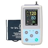 CONTEC ABPM50 Handheld 24hours Misuratore di pressione sanguigna ambulatorio con il software del PC per il monitoraggio continuo Porta USB NIBP con tre polsini