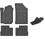 Tappetini in gomma con tunnel compatibili con ALFA Romeo Giulietta dal 2010 idealmente su misura 5 pezzi un set