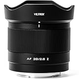 VILTROX 20MM F2.8, Obiettivo AF Full Frame 20MM F/2.8 Z Mount per NIKON Z Mount,obiettivo grandangolare Prime per NIKON Z Mount Z5 Z50 Z6 Z6II Z6III Z7 Z7II ZFC Z30 Z9 Z8 ZF
